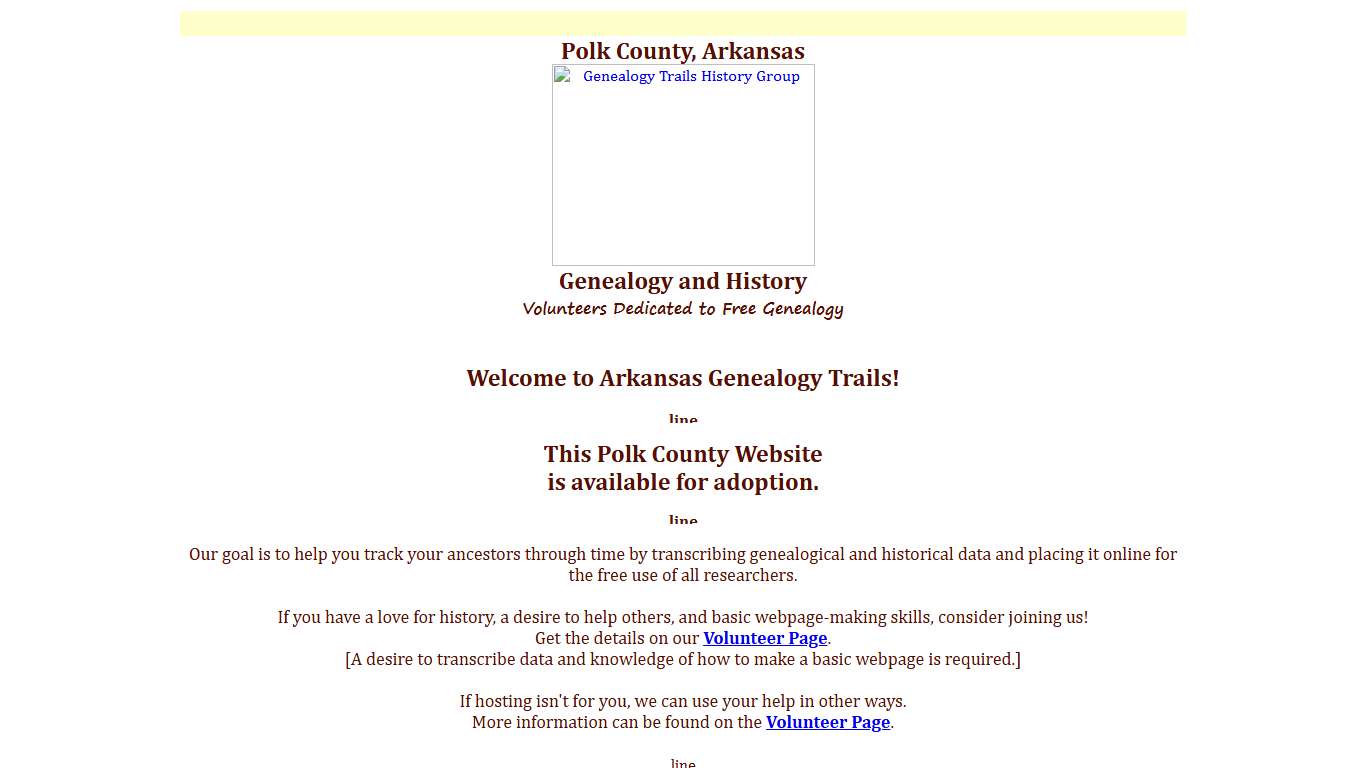 Polk County, Arkansas Free Family Records for Researching Ancestry